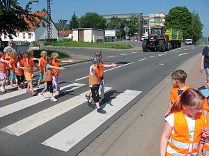 Verkehrssicherheitstag in der Kita Oldisleben
