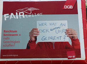 Wer hat an der Reichtumsuhr gedreht?