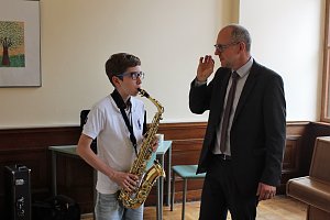 Und am Nachmittag Schuljahresabschlusskonzert