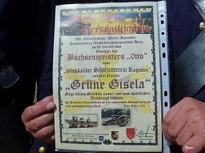 Gro&szlig;e Kanonade auf dem Dickkopf