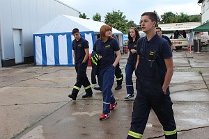 Unwettereinsatz auf Feuerwehrfest in Bebra