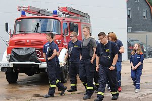 Unwettereinsatz auf Feuerwehrfest in Bebra