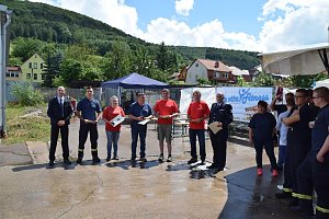 Unwettereinsatz auf Feuerwehrfest in Bebra
