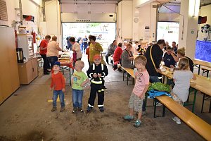 Unwettereinsatz auf Feuerwehrfest in Bebra