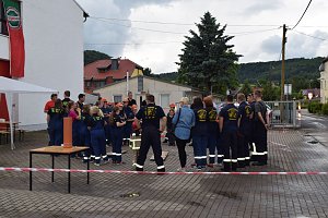 Unwettereinsatz auf Feuerwehrfest in Bebra