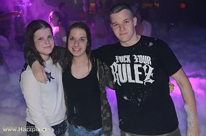 Schaumparty in der Webe