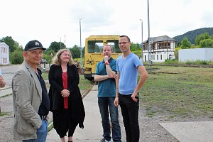 Strom f&uuml;r den Lokschuppen