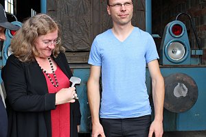 Strom f&uuml;r den Lokschuppen