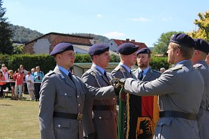 Traumhaftes Sommerwetter bei Vereidigung