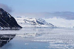 Lileinhoekfjord in Spitzbergen
