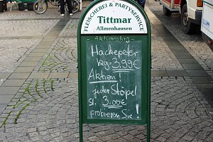 Aktionstag auf dem Markt von Sondershausen