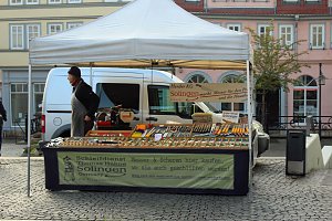 Aktionstag auf dem Markt von Sondershausen