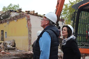 Offizieller Start Abriss Franzbergschule