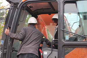 Offizieller Start Abriss Franzbergschule