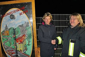 Spende f&uuml;r die Jugendfeuerwehr Berka