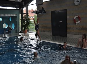 Schulanfangsparty im Badehaus