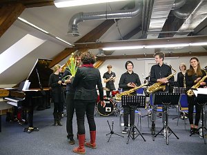 Landesjugendbigband im Workshop