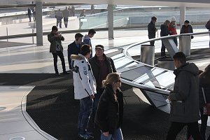 Fahrt zum Deutschen Bundestag