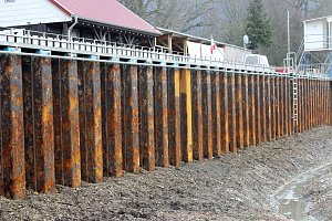 Am Bebraer Teich wird gebaut
