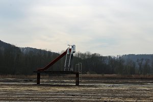 Am Bebraer Teich wird gebaut