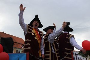 Auf dem Anger gefeiert
