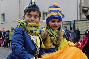 N&auml;rrinnen und Narren ziehen durch die Stadt (2)