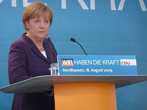 Besuch von Angela Merkel in Nordhausen