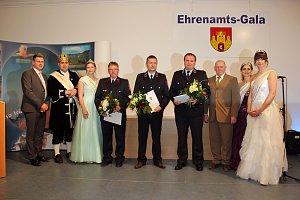 Bad Frankenhausen ehrt seine Feuerwehrleute