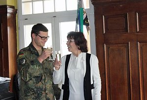 Patenschaft mit Panzerkompanie besiegelt