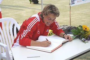 Steffi Nerius auf dem G&ouml;ldner