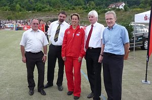 Steffi Nerius auf dem G&ouml;ldner