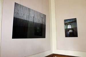 Sebastian Weise in einer Ausstellung