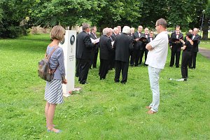 Gedenkstein in Sondershausen enth&uuml;llt