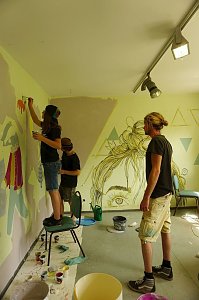 Im Jugendclub Hasenholz