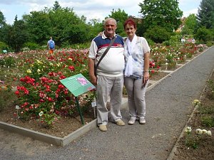 WB 4 besuchte Europa-Rosarium Sangerhausen