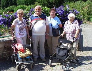WB 4 besuchte Europa-Rosarium Sangerhausen