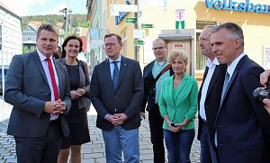 Ministerpr&auml;sident in Bad Frankenhausen begr&uuml;&szlig;t