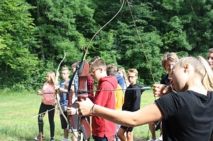 Paddeltour, Kletterturm und Denglisch�