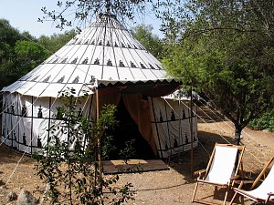 Königszelt in Sardinien