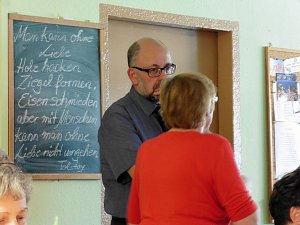 Besuch und Beratung von der Polizei