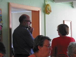 Besuch und Beratung von der Polizei
