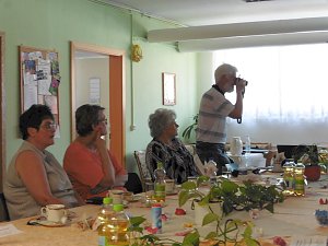 Besuch und Beratung von der Polizei