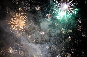 See in Flammen