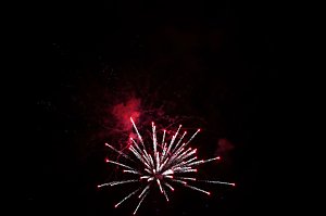 See in Flammen