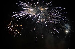 See in Flammen