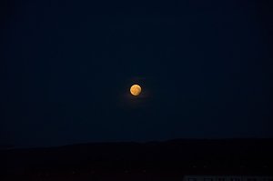 Partielle Mondfinsternis am Montag