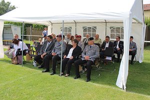 Feierliche  Vereidigung in Berka