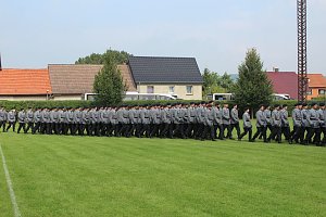 Feierliche  Vereidigung in Berka