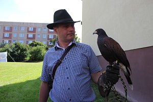 Falkner sorgte f&uuml;r Auflauf