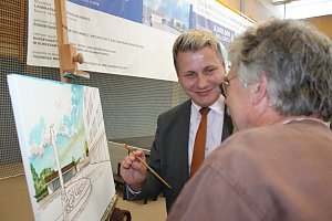 Feierlicher Spatenstich
